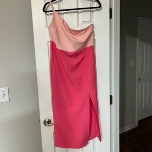 Pink Lily Two Tone Pink Dress